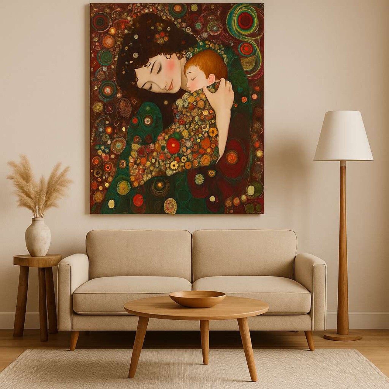 Tablou decorativ Hm_Cnvs26-10-70x100 Cadru: 100% lemn (Grosime: 2 x 3 cm) Multicolor