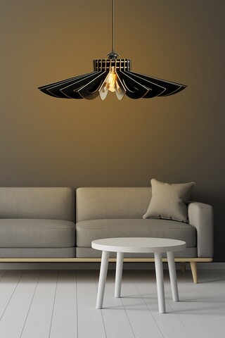 Lustra, 158, fullhouse, 68 x 50 cm, 1 x e27, 60w, negru