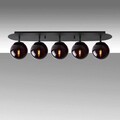 Lustra, Fulgor, 942FLG1393, Metal, Negru