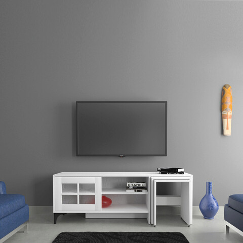 Comoda tv, comforty, revival, alb