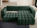 Coltar extensibil dreapta 4 locuri ELTAP, Bon-35, Bonett, 250x175x92 cm, lemn/poliester, verde inchis