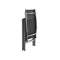 Set 2 sezlonguri pentru gradina/terasa, Songmics, 56x70x106 cm, max 150 kg, aluminiu/tesatura sintetica, negru
