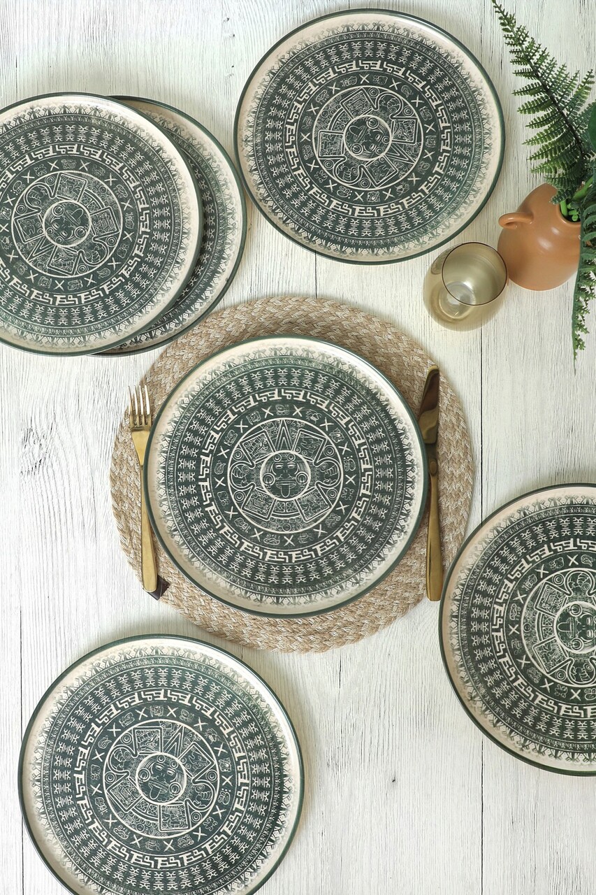 Set platouri servire, Hermia, 275KRM2110, Antibacterian, Crem - imagine 4