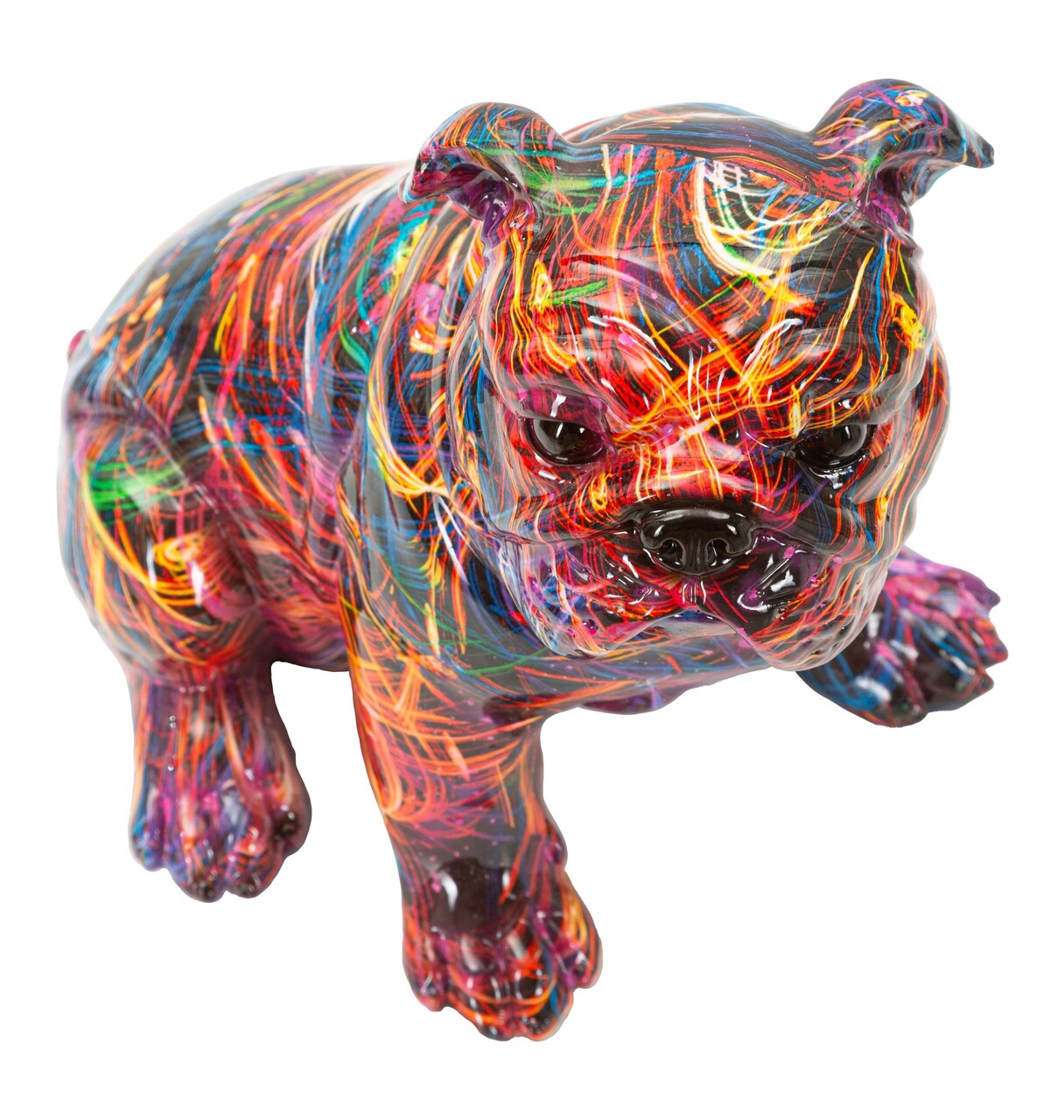 Decoratiune, Mauro Ferretti, Psyco, 21.5x15.5x21 cm, polirasina, multicolor - imagine 5