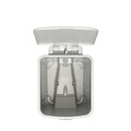 Cos de gunoi cu pedala, Brabantia, StepUp, 16 L, 29.6x22.3x41.1 cm, polipropilena, gri deschis