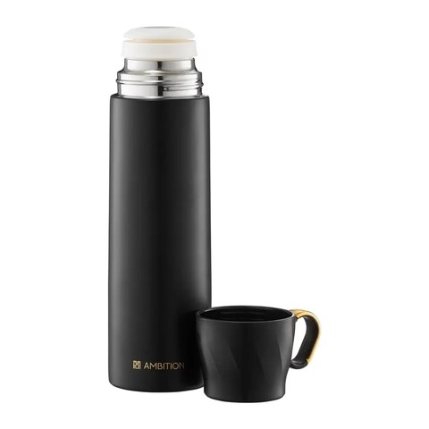 Termos royal, ambition, 500 ml, inox, negru