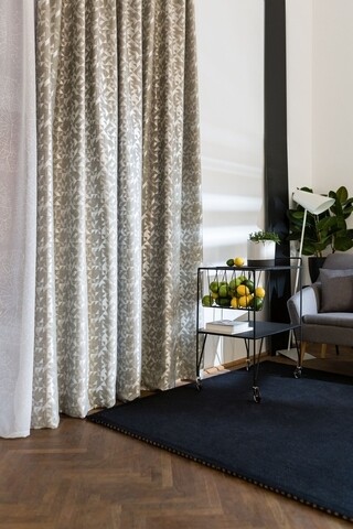 Draperie mendola interior, nayara, 140x245 cm, poliester, gri