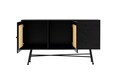 Consola, Howard, Nala 160, 160x90x40 cm, Negru