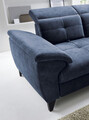 Coltar extensibil dreapta 5 locuri ELTAP, RT-40AU, Inferne, 297x210x107 cm, lemn/poliester, albastru
