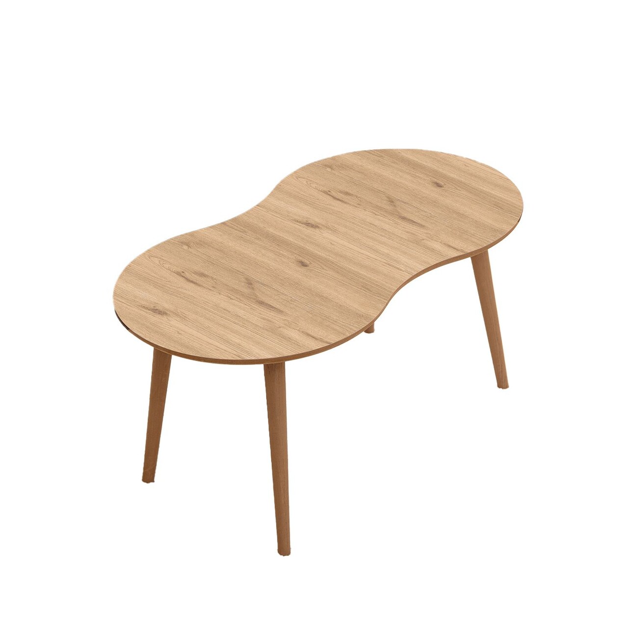 Masuta de cafea, Hanah Home, Moon, 99x45x54 cm, Stejar - imagine 3