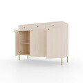 Comoda ADRK, Tili 3D 3S, 124.5x40.8x95 cm, PAL laminat, bej