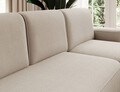 Coltar extensibil dreapta 4 locuri ELTAP, Aurumm, 285x180x92 cm, lemn/poliester, bej