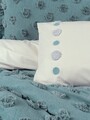 Set lenjerie de pat si cuvertura dubla, Aldo - Mint, Cotton Box, Bumbac