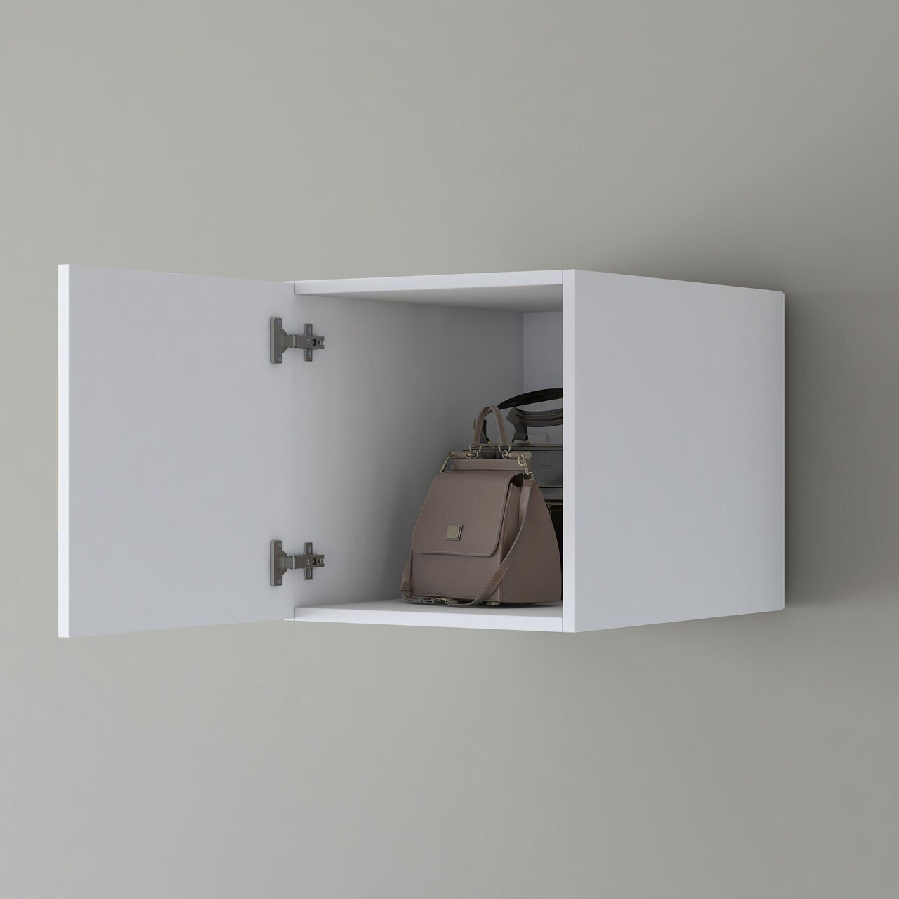 Dulap de perete, Hanah Home, BA167, 45x45x57.5 cm, PAL melaminat, Alb - view 4