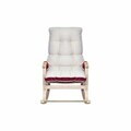 Balansoar, Atelier del Sofa, 352DWL1104, Roșu Claret / Crem