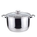 Oala cu capac Essential, Sabichi, 24 cm/ 5.5 L, inox, argintiu
