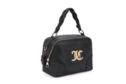 Geanta juicy couture 192, 25x10x17 cm, piele ecologica, negru