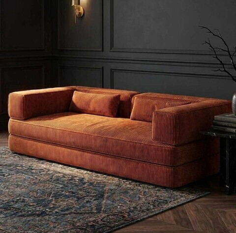 Canapea 3 locuri, Atelier del Sofa, 326NYR1151, Caramiziu