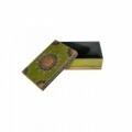 Cutie pentru depozitare handmade Indian Green, Out of the blue, 11.5 x 17 cm, lemn, multicolor