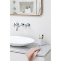 Suport periute si pasta de dinti, Brabantia, White, 7.6x7.6x11 cm, polipropilena, alb