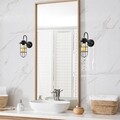 Aplica de perete, Mahoni - 13205, Fulgor, 12 x 25 x 32 cm, 1 x E27, 40W, negru