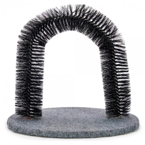 Suport de ascutit gheare pentru pisici, Mascow, 28.5 x 35 x 36 cm, gri