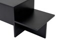 Masuta de cafea, Nordure, Harmony, 80x40x40 cm, Negru din lemn