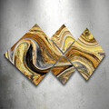 Set 4 tablouri decorative, 4MDF576402, MDF, Imprimat UV, Multicolor