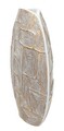 Vaza Eclips, Mauro Ferretti, 48x13x44.5 cm, polirasina, auriu/alb