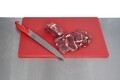Cutitul bucatariului profesional, Cooking by Heinner, 31 cm, inox, rosu