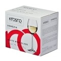 Set 6 pahare pentru vin alb, Krosno, Venezia, 250 ml, sticla cristal