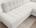 Coltar extensibil dreapta 3 locuri ELTAP, RT-01ROY, Blezalt, 240x150x82 cm, lemn/poliester, alb