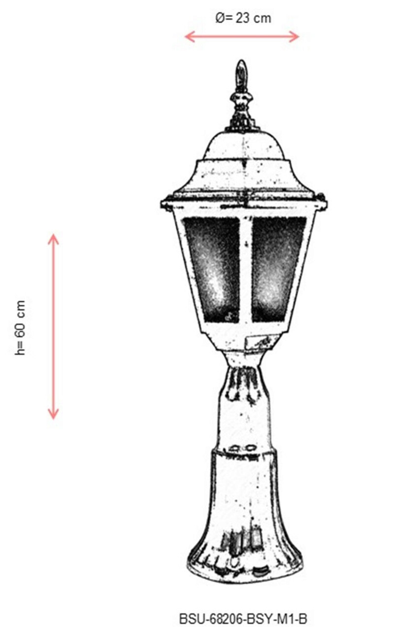 Lampa de exterior, Avonni, 685AVN1352, Plastic ABS, Negru