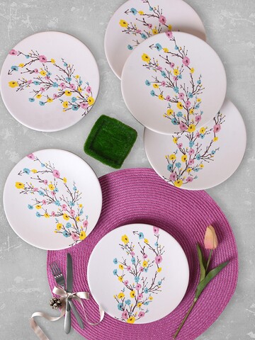 Set 6 platouri Spring Bud, Keramika, Ø26 cm, ceramica, multicolor Keramika