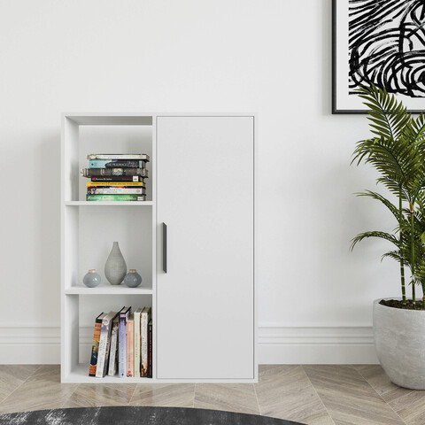 Corp biblioteca, Colman, Patrick, 90x25x123.6 cm, Alb Colman
