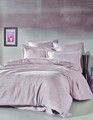 Lenjerie de pat dubla, Lucio - Lilac, Şaheser, Bumbac Satinat