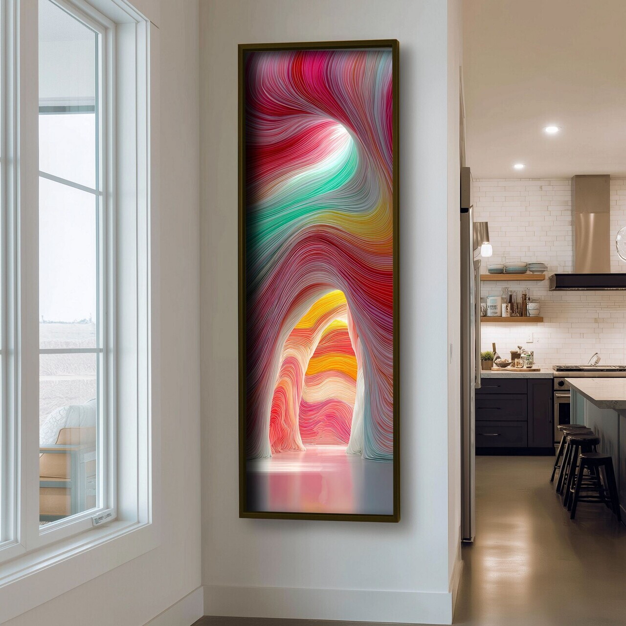 Tablou decorativ LAC126-120 MDF Lemn masiv Multicolor