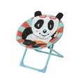 Scaun de gradina pentru copii Panda, Decoris, 52x42x48 cm, albastru/rosu