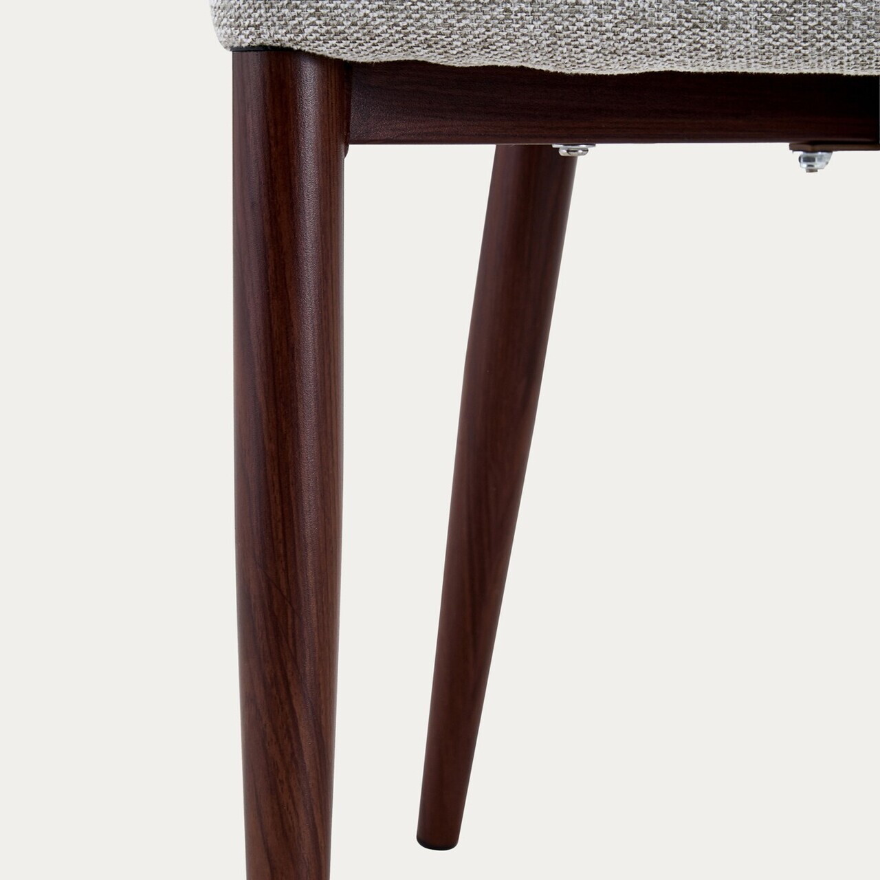 Scaun Arvello, Homla, 46.5x58x88  cm, metal/poliester, bej/maro — imaginea 7