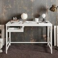Birou, Hadley, Victory, 120x75x60 cm, Alb