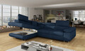 Coltar extensibil stanga 4 locuri, ELTAP, Anton, 272x203x85 cm, lemn/poliester, bleumarin
