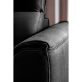 Coltar extensibil stanga 4 locuri ELTAP, LT-10SAV, Noble, 255x201x100 cm, lemn/poliester, negru
