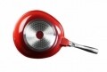 Tigaie saltapasta Home Chef, Heinner, 28 x 3.5 cm, aluminiu turnat, negru/rosu