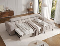 Coltar extensibil dreapta 3 locuri ELTAP, RT-18SO, Felro, 285x181x93 cm, lemn/poliester, bej