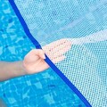 Hamac plutitor dublu pentru piscina Twolok InnovaGoods, 135 x 131.5 cm, albastru