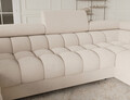 Coltar extensibil dreapta 3 locuri ELTAP, RT-18CAL, Fectory, 346x205x93 cm, lemn/poliester, bej deschis
