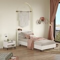 Set dormitor pentru copii, Locelso, ON22-W, Alb