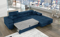 Coltar extensibil dreapta 4 locuri ELTAP, Armd-41, Armando, 289x203x85 cm, lemn/poliester, albastru inchis