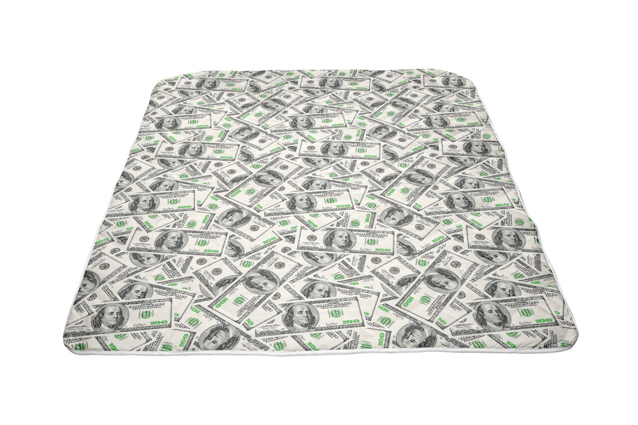 Pilota Dollar Dream, microfibra matlasata, 140x200 cm, 250g/mp - imagine 2