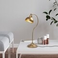 Lampa de masa, Konika - 12261, Fulgor, 19 x 29 x 58 cm, 1 x E27, 40W, auriu
